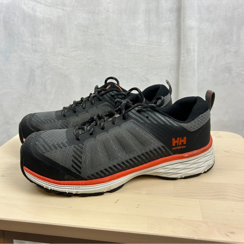 HELLY HANSEN Women's Safety Work Shoes Ortholite Size 8.5 Black‎ Orange